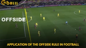 Application of the offside rule in football